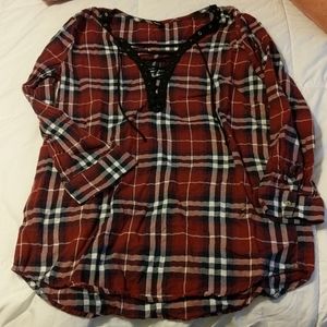 Plaid tunic